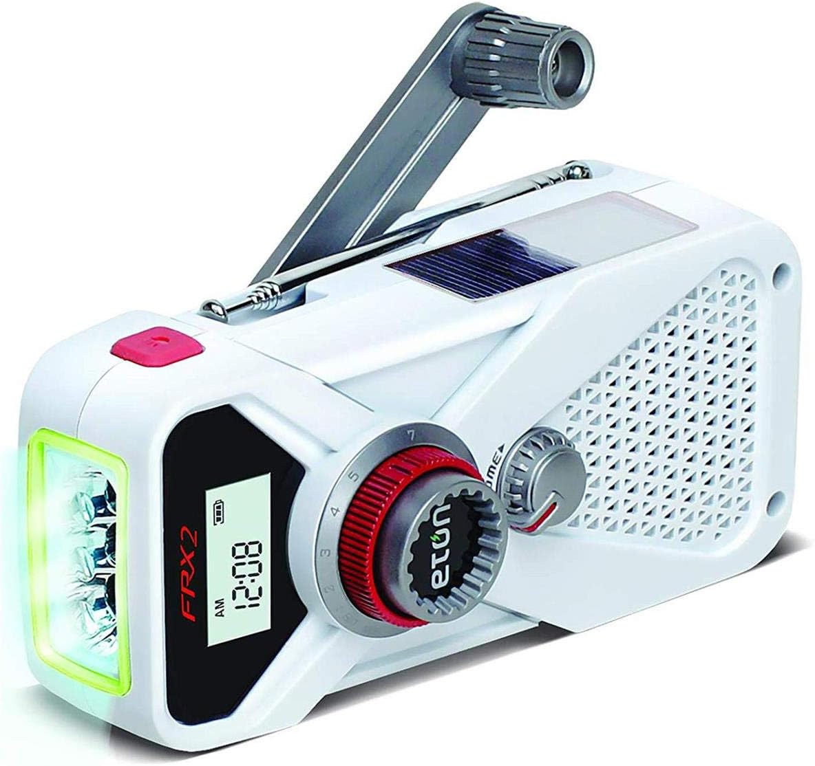 American Red Cross FRX2 Hand Turbine AM/FM/NOAA Weather Radio with USB Smartphone Charger and LED Flashlight |