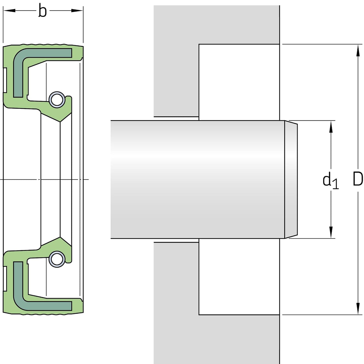 SKF Small BORE Seals (#25X37X7 HMSA10 RG)