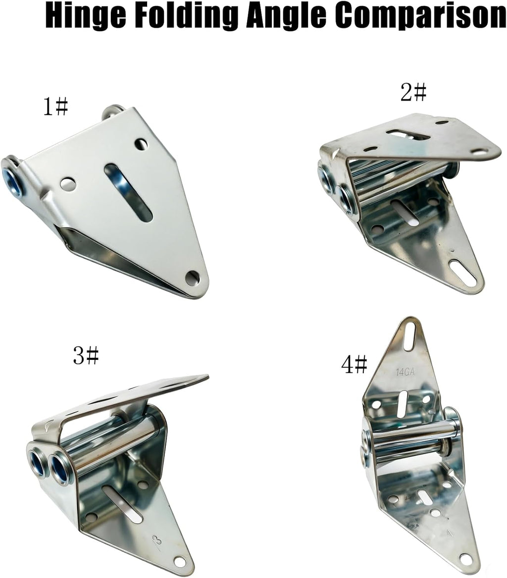 #2 Garage Door Hinge and Roller Kit, 6200ZZ Dual Sealed Bearings