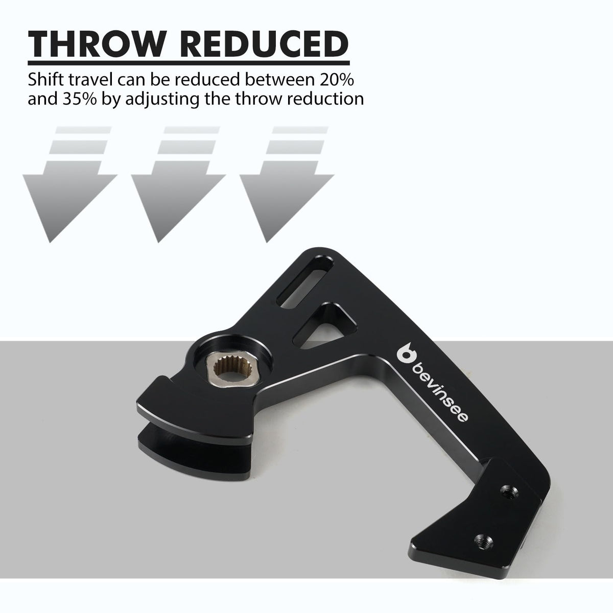 Adjustable Short Shifter Arm 6-speed Manual Shifter Extender Kit