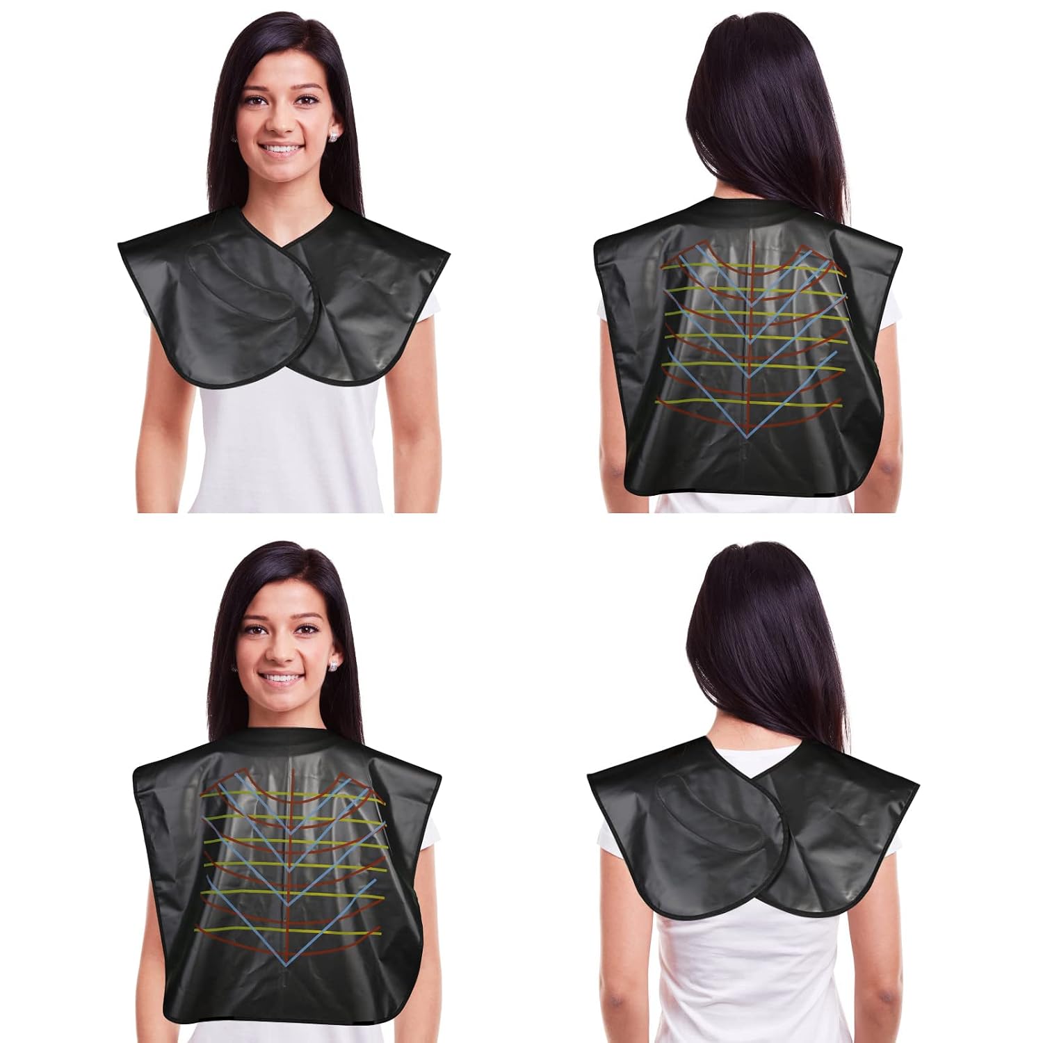 Professional Salon Cape Waterproof Hair Styling Hair Cutting Collar Stylist Magnetic Cover Hairdressing Shampoo Hair