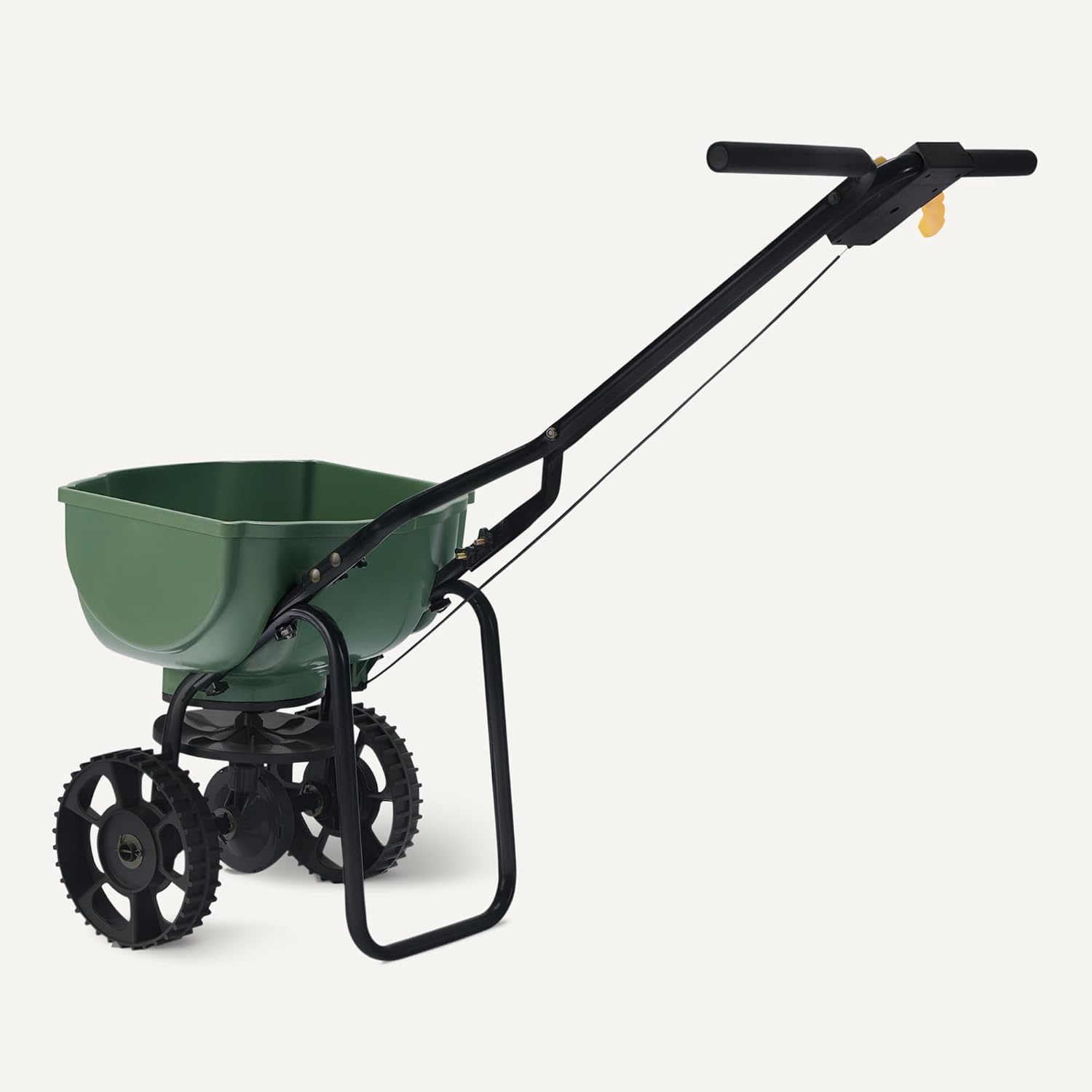 Fertilizer Spreader for Lawn, Evenly Spreading, Multi-Gear System, Covers 5000 Square Feet per Load, 33 Pounds, 0.53