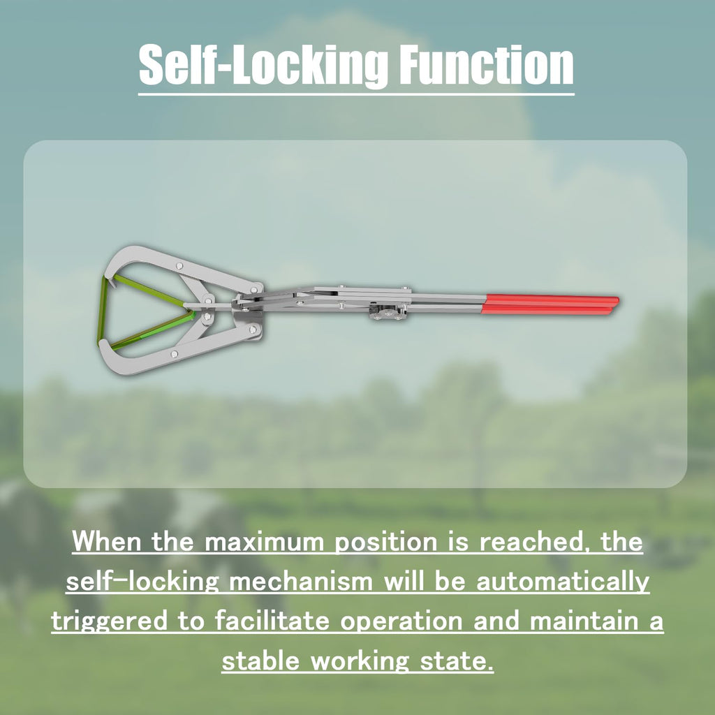 Extra Large Castration Banding Tool, Cattle Goat Bander with 24 Castration Bands, Easy to Operate, Rugged