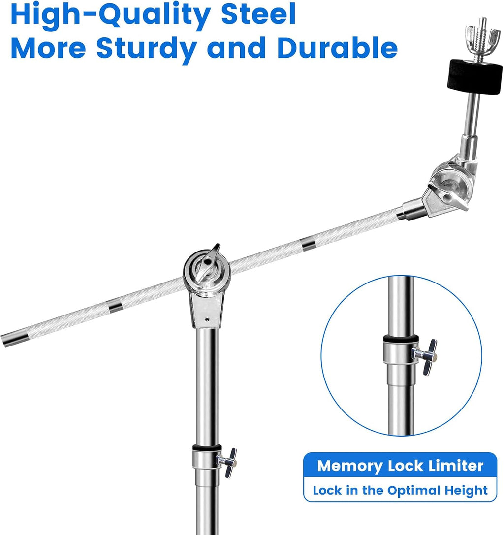 Cymbal Stand, Adjustable Cymbal Stand for Drum Hardware Percussion Mount Holder Gear Set Drum Hardware Set for