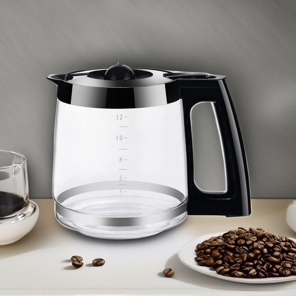12-Cup Glass Coffee Carafe Replacement for Hamilton Beach Coffee Maker