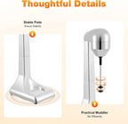Commercial Stainless Steel Milkshake Machine, 110v Single Head Stainless Steel Drink Mixer Smoothie Maker Milk Shake