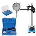 0-1.0" Dial Indicator with Magnetic Base， Adjustable Long Arm Magnetic Dial Indicator Professional Dial Gauge 0.001"