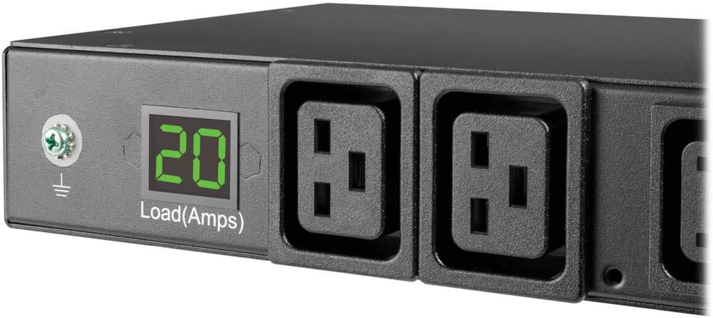 Tripp Lite PDU Metered 8 C13 2 C19 3.2/3.8kW 208/240V L6-20P 6ft Cord 1URM (PDUMH20HVL66)