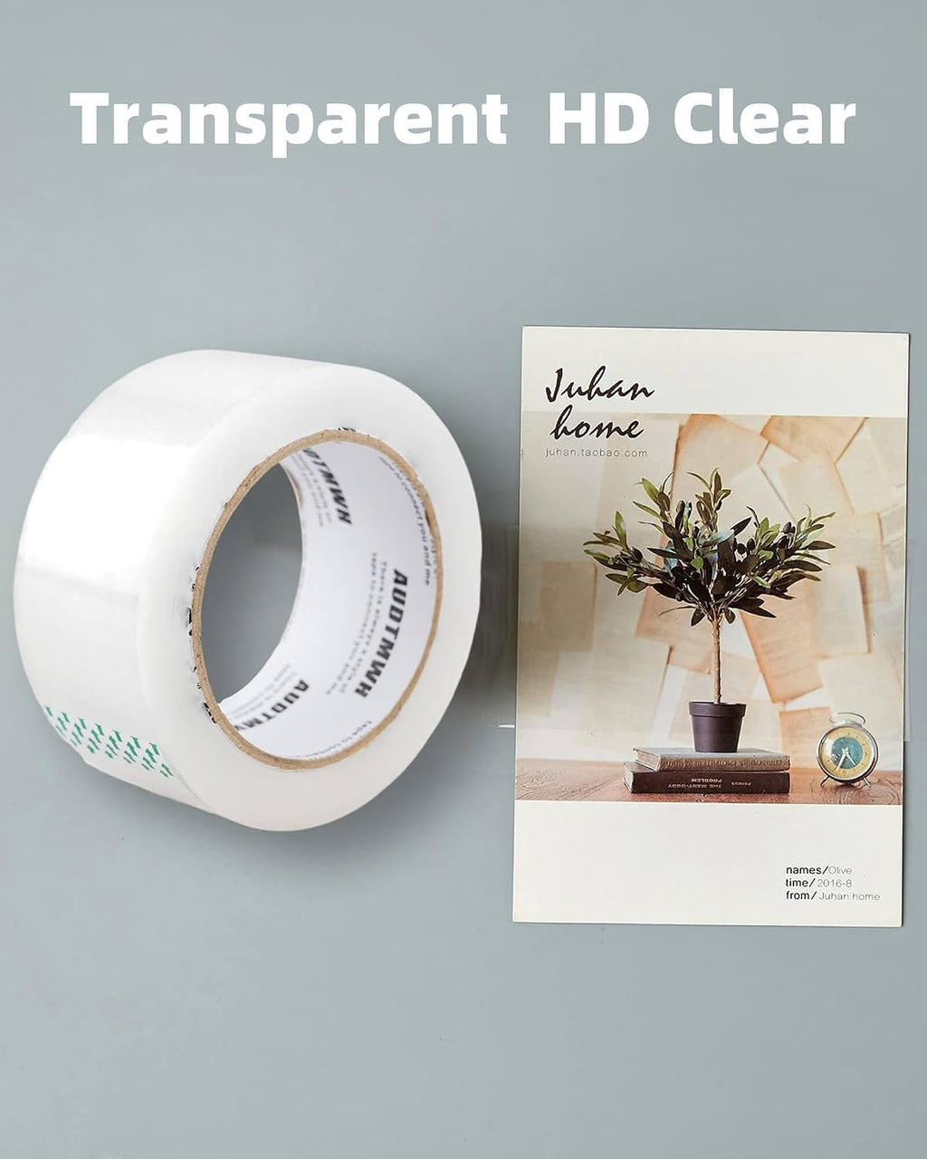 Packing Tape Refills, Clear, 1.88" x 60 yds, 2 Rolls | Packaging Tape Heavy Duty Designed for Moving, Shipping and