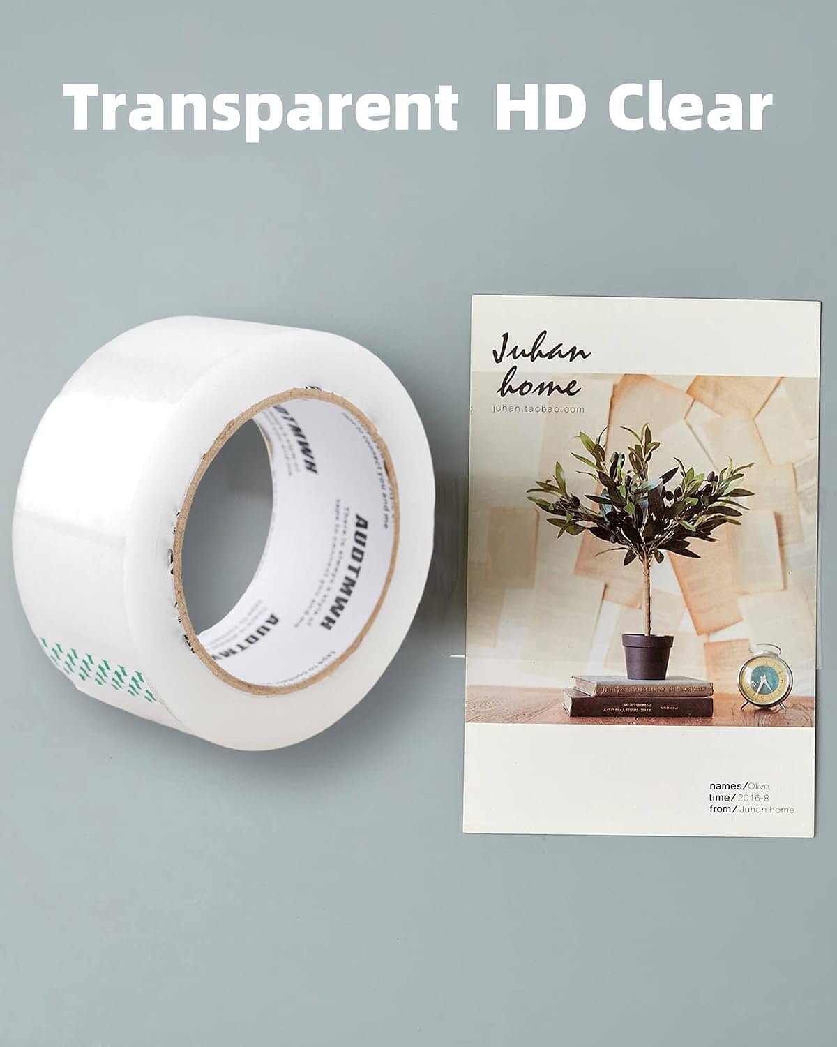 Packing Tape Refills, Clear, 1.88" x 60 yds, 2 Rolls | Packaging Tape Heavy Duty Designed for Moving, Shipping and