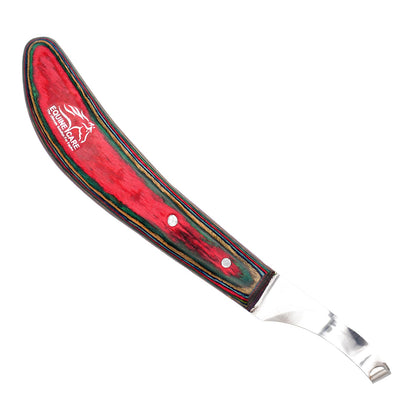 Farrier Hoof Knife (Left-Handed) | Razor Sharp J2 Stainless Steel Blade, Ergonomic Handle | Professional Grade