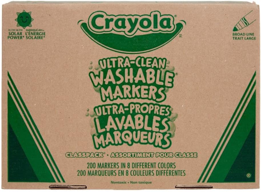 Broad Line Washable Markers (200ct), Teacher Appreciation Gifts