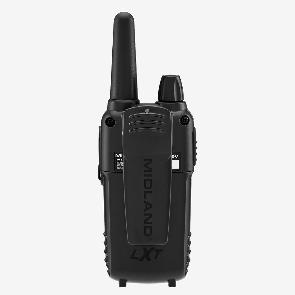 LXT600VP4 FRS License Free Walkie Talkies. Silver, 2 Pack | Up to 30 Mile Range Walkie Talkie, 36 Channels, 121