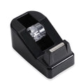 Desk Tape Dispenser, Cute Office Supplies, Non-Slip Base, Black
