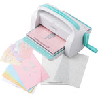 Die Cutting and Embossing Machine, 9-Inch (A4) Opening Size, Manual Scrapbooking Machine Starter Kit, Foldable