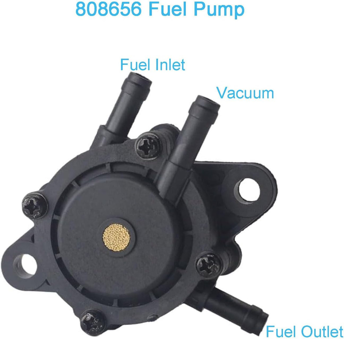 808656 Fuel Pump for Brig & Straton Lawn Mower Tractor with Fuel Filter