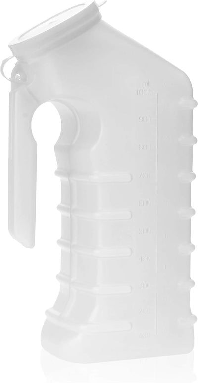 Male Urinal - Portable Odor-Blocking Cover - 1000 cc