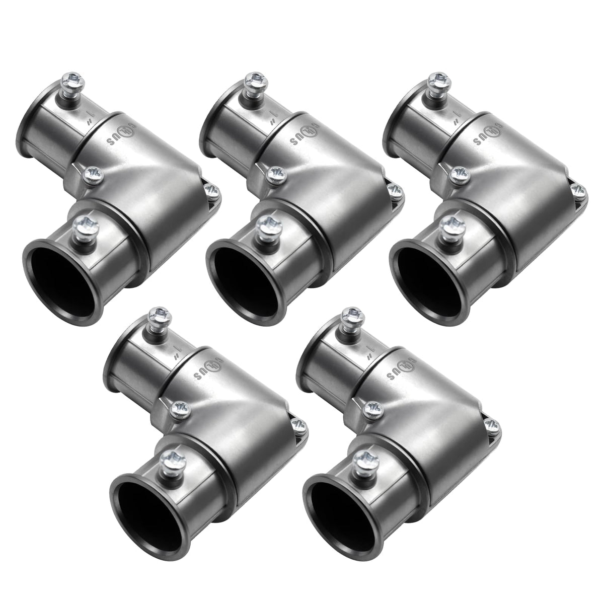 AIRTAK 1" 90 Degree Inside Corner Pull-Elbow, EMT Fitting, 5 Pack