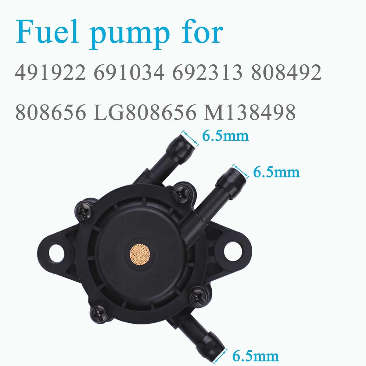 698754 Air Filter, 492932S 492932 Oil Filter with 691035 Fuel Filter Tune up Kit Compatible with 499486 499486S 18-26