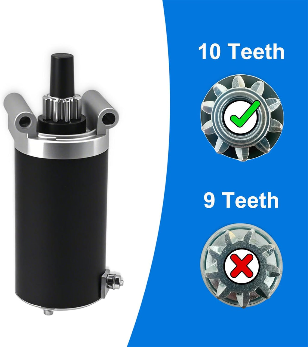 Kohler 7000 Series Starter Motor Compaitble with Kohler Courage Twin SV710 SV715 SV720 SV725 SV 710 715 720 725 Cub Cadet LT1045 LT1050 I1046 LTX-1050 LTX-1046 XT1 XT2 RZT-50 20HP 23HP 25HP 27HP