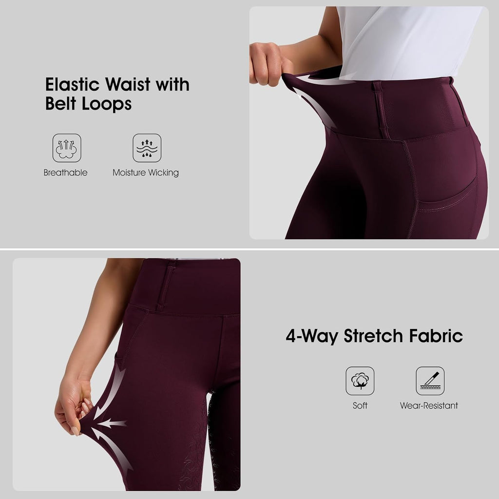 Women's Horse Riding Pants Full Seat Equestrian Breeches