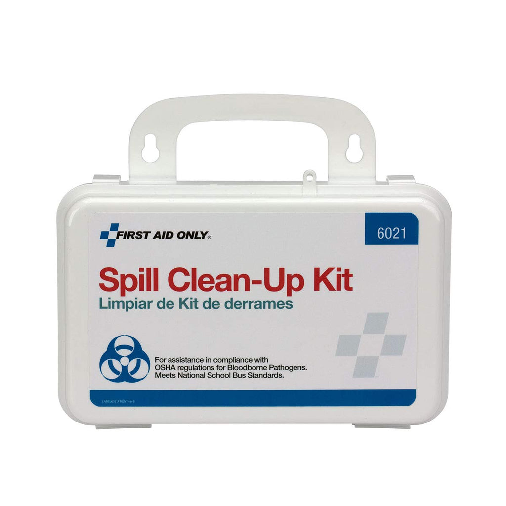 First Aid Only 21-Piece Body Fluid Spill Cleanup Kit with Case