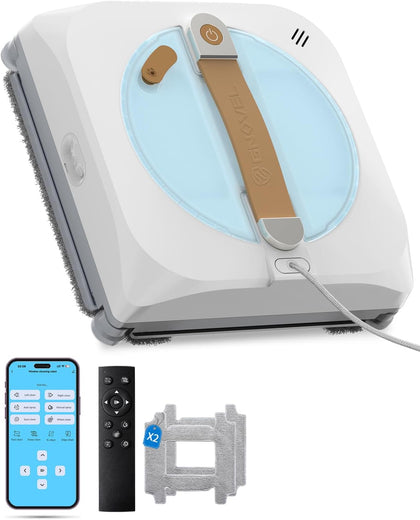 Upgraded Window Cleaning Robot 8000Pa,Edge Detection for High Rise
