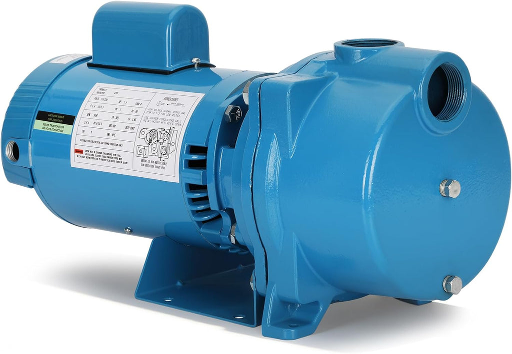GT15 Self-Priming Single Phase Centrifugal Pump,1-1/2 HP,115/230V
