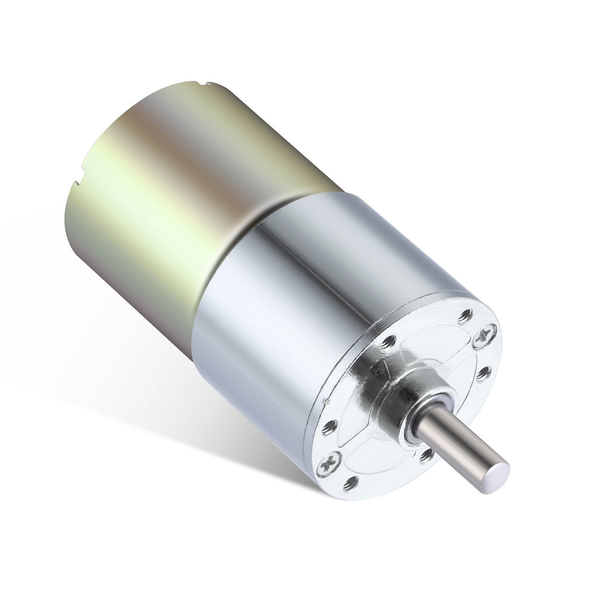 DC 24V 20RPM Gear Motor High Torque Electric Micro Speed Reduction Geared Motor Centric Output Shaft 37mm Diameter Gearbox
