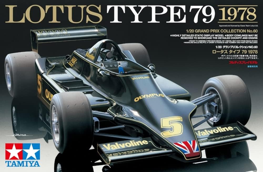 300020060 Lotus Type 79 1978 Car Model Kit 1:20, Medium