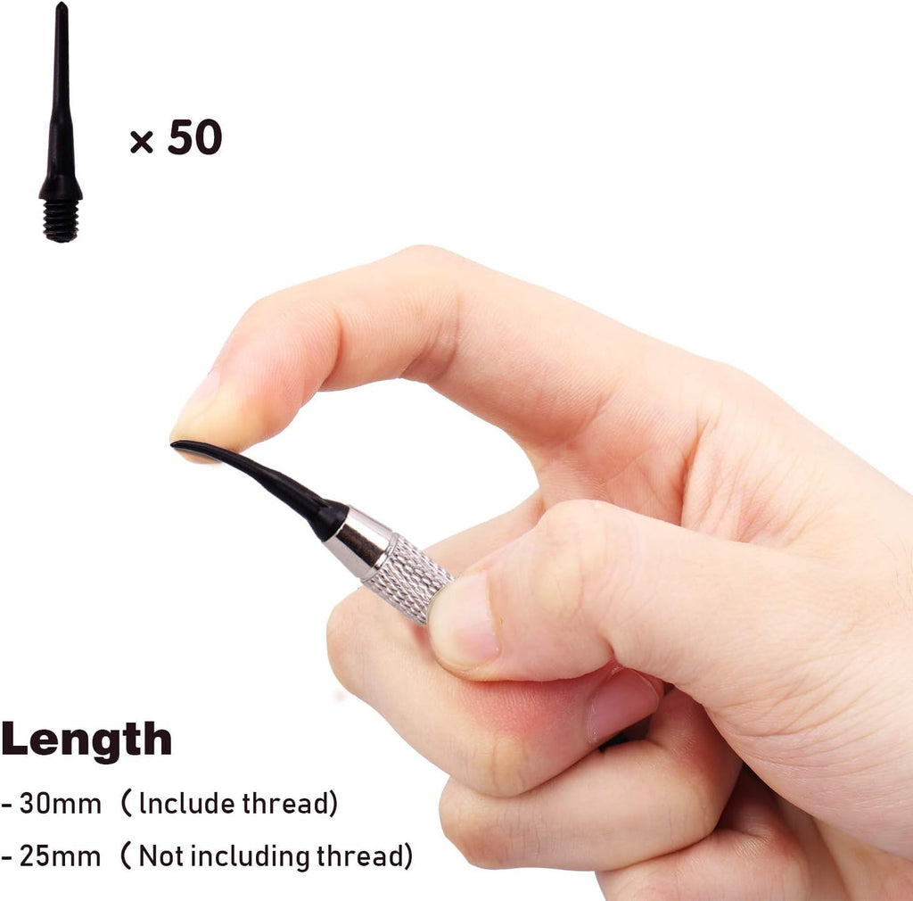 Darts Plastic Tip 9 Pcs 18 Grams Professional Soft Tip | Darts Set for Electronic Dartboard with 50 Extra Tips 9