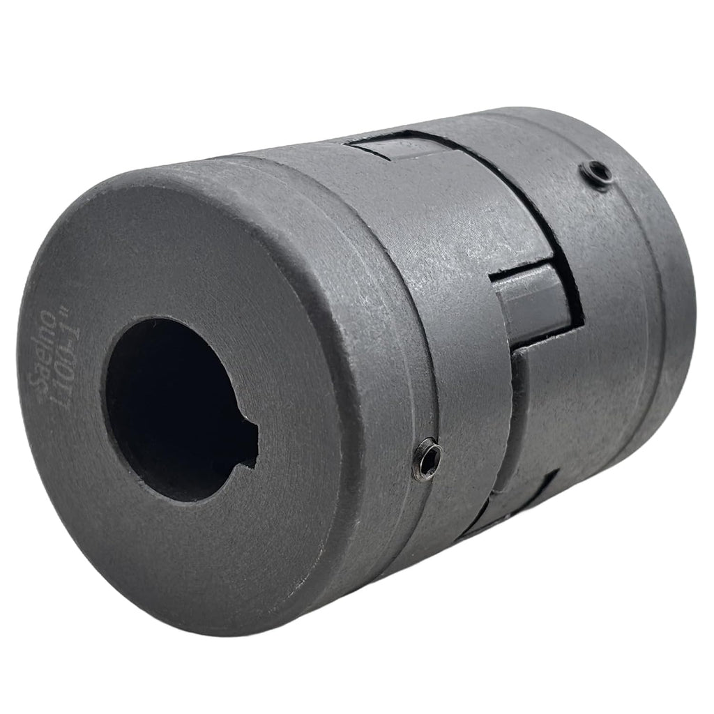 1" to 1" L100 Flexible 3-Piece L-Jaw Coupling Coupler Set & Rubber Spider for Log Wood Splitter,Multi-Flex Couplings L100-1-1