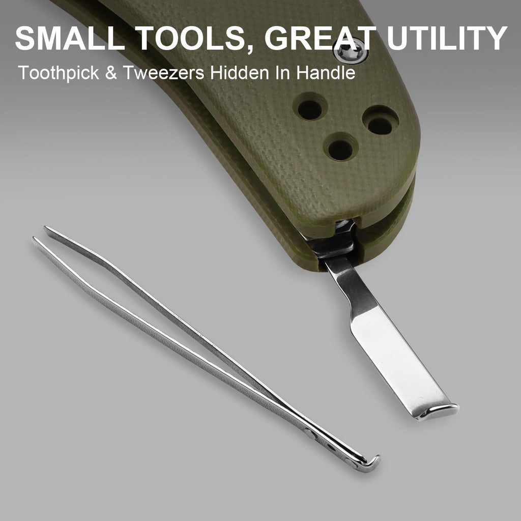 C01C Uti 2 (Tool-Free) Utility Knife, 5PCS Razor Blades Pocket Knife