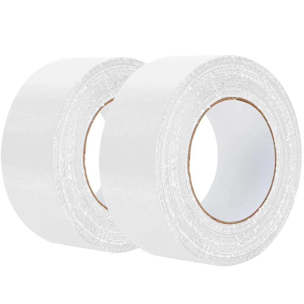 White Duct Tape Heavy Duty Waterproof Strong Tape 80 Yards 2 Inch 9 Mils