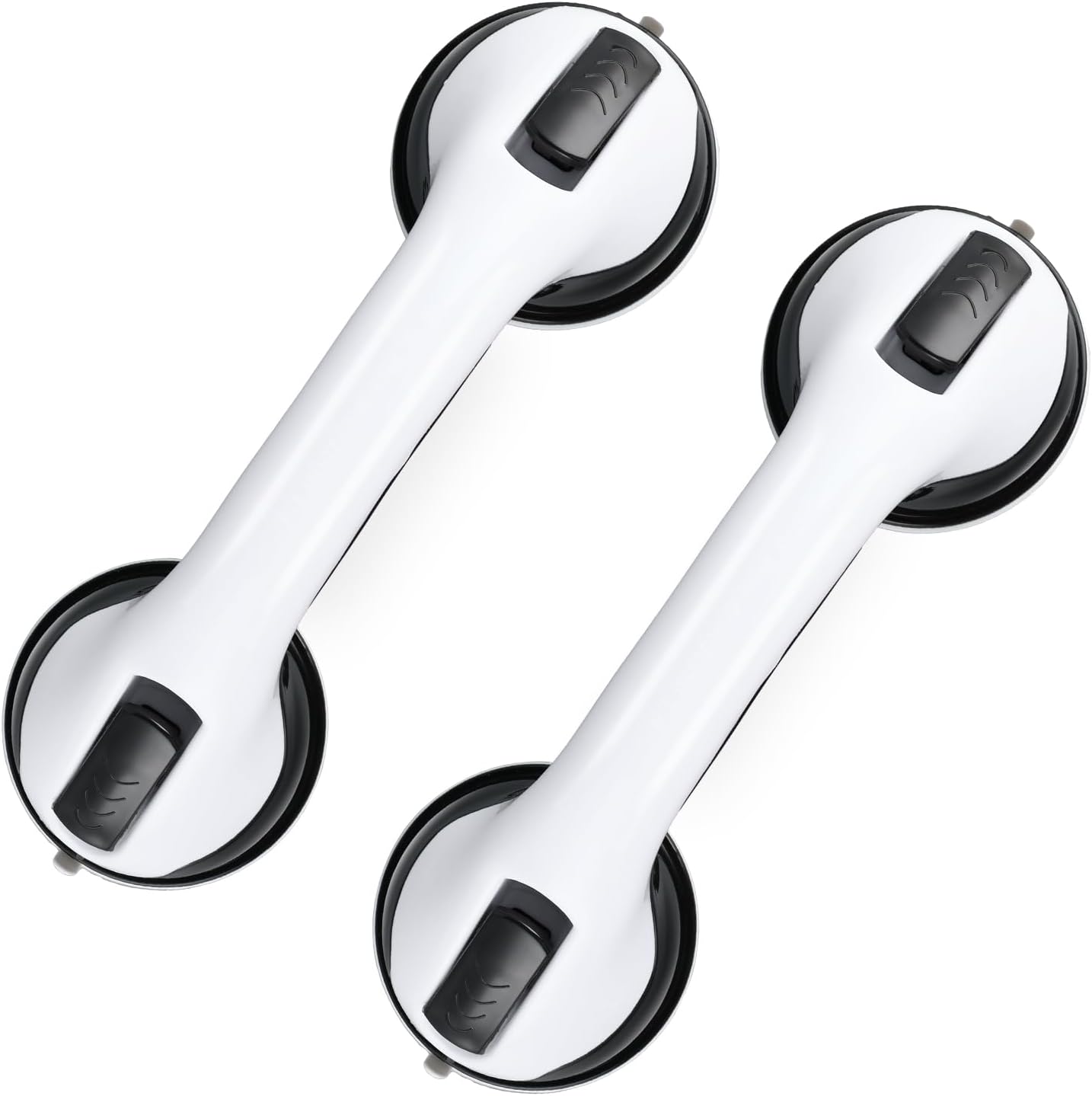 Grab Bars for Bathtubs and Showers, 2 Pack Shower Handle 12 Inch Strong Suction Shower Bar, Safety Bars for Shower