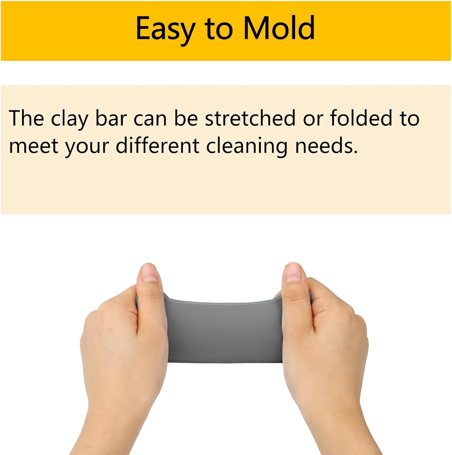 Car Clay Bar 4 Pack 400g, Premium Grade No Scratch Magic Clays Bars Detailing Cleaner Kit Glass Deatil Cleaning with