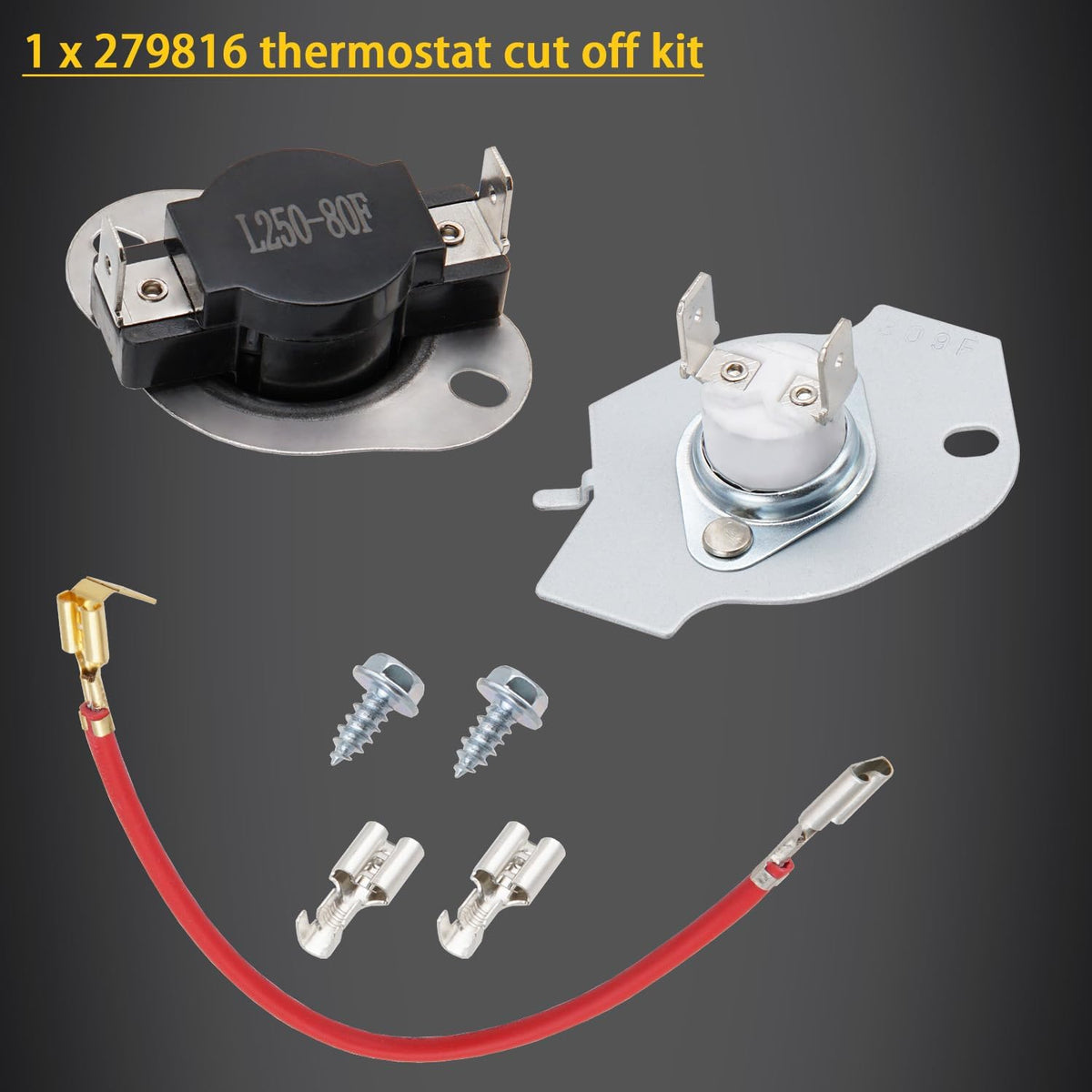 WED72HEDW1 WED9200SQ0 WED9400SW2 Dryer Heating Element Kit for Whirlpool
