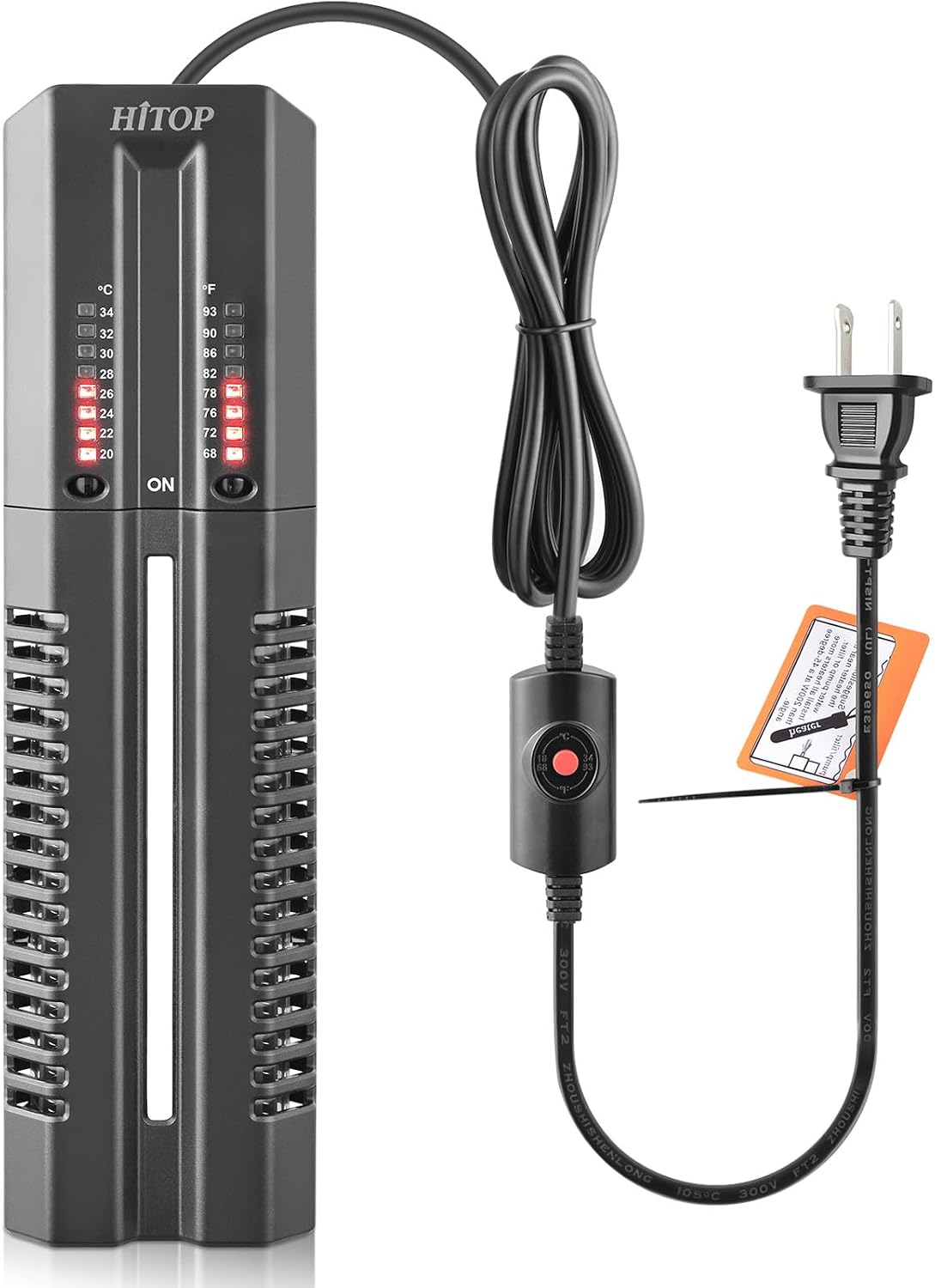 400W Submersible Aquarium Heater with Controller for 45-95Gal