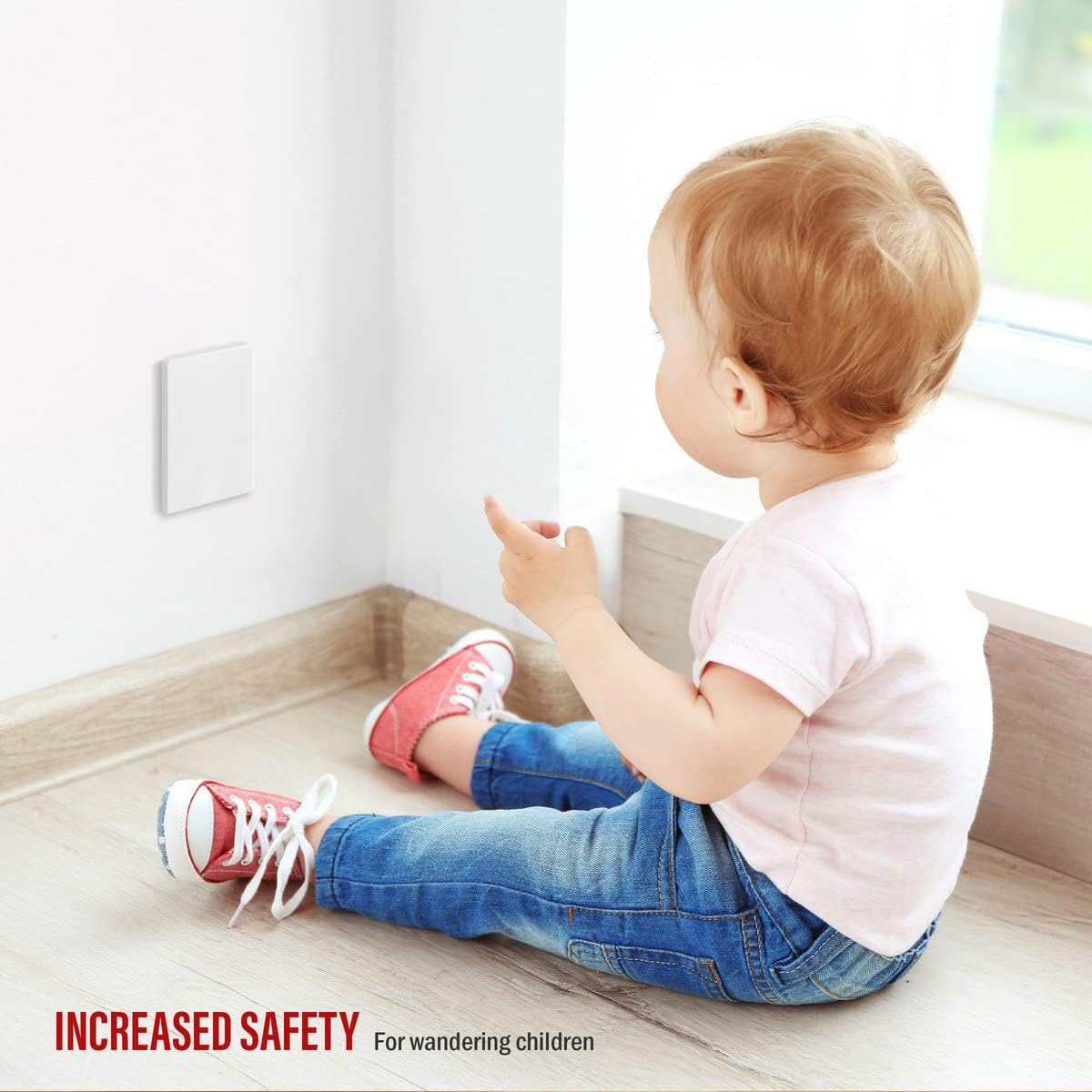 Screwless Blank Wall Plate, 1-Gang Outlet Covers, 1 Pack, White | Child safety, modern & clean finish, standard size
