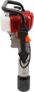 52CC Gas-Powered T-Post Driver with 2.55HP 2-Stroke Engine, Air-Cooled Petrol Piledriver, 1300-3000 BPM, Includes 3