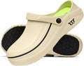 Men's Women's Work Clogs - Unisex Garden Chef Shoes Non Slip Waterproof Nurse Kitchen Food Service Shoes