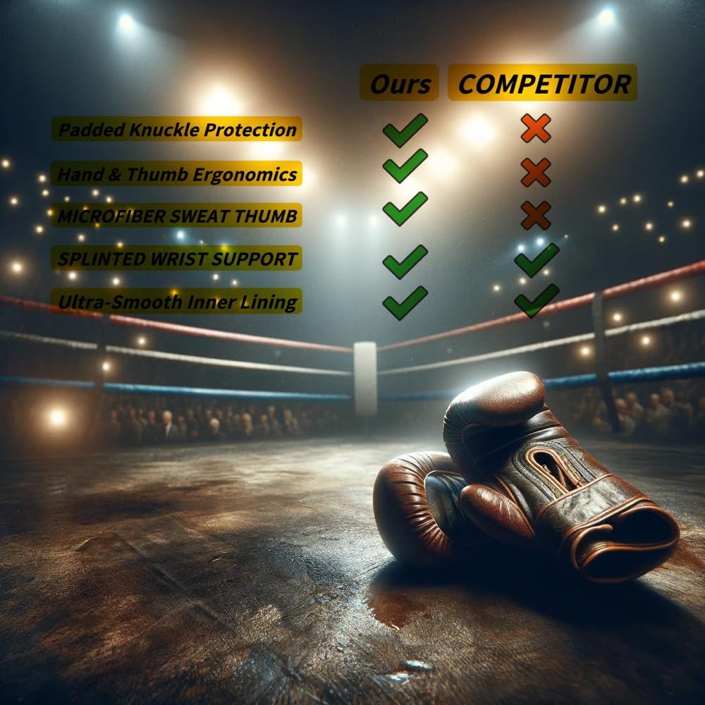 Boxing Gloves for Men & Women, Beginner Kickboxing, 8-16oz