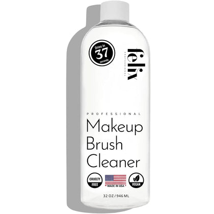 Makeup Brush Cleaner - Deep clean Rinse Free Quick Dry - Ideal for Cleaning and Odorizing Natural and Synthetic