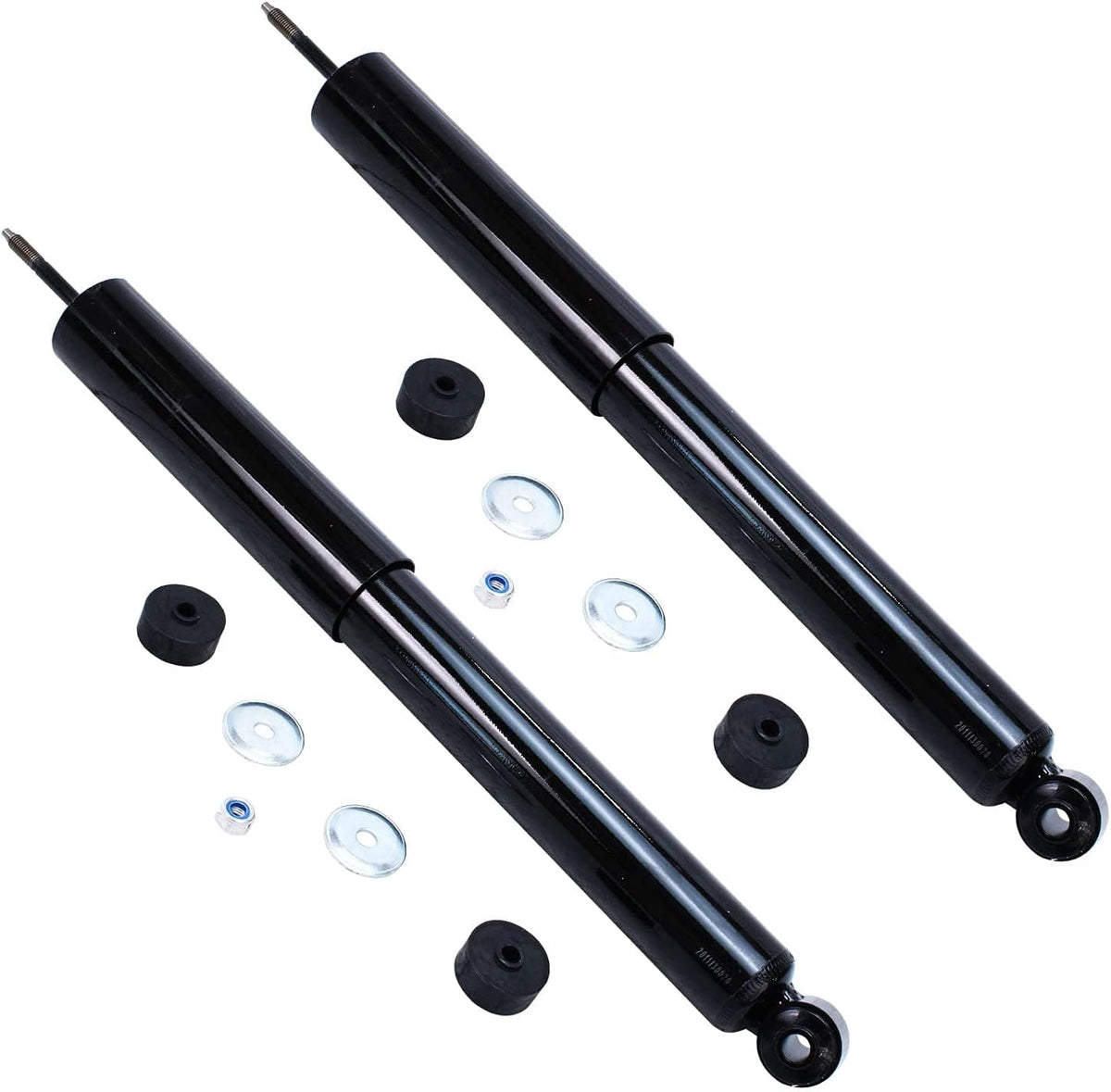 Detroit Axle - Front and Rear Shock Absorbers for 2007-2017 Jeep Wrangler