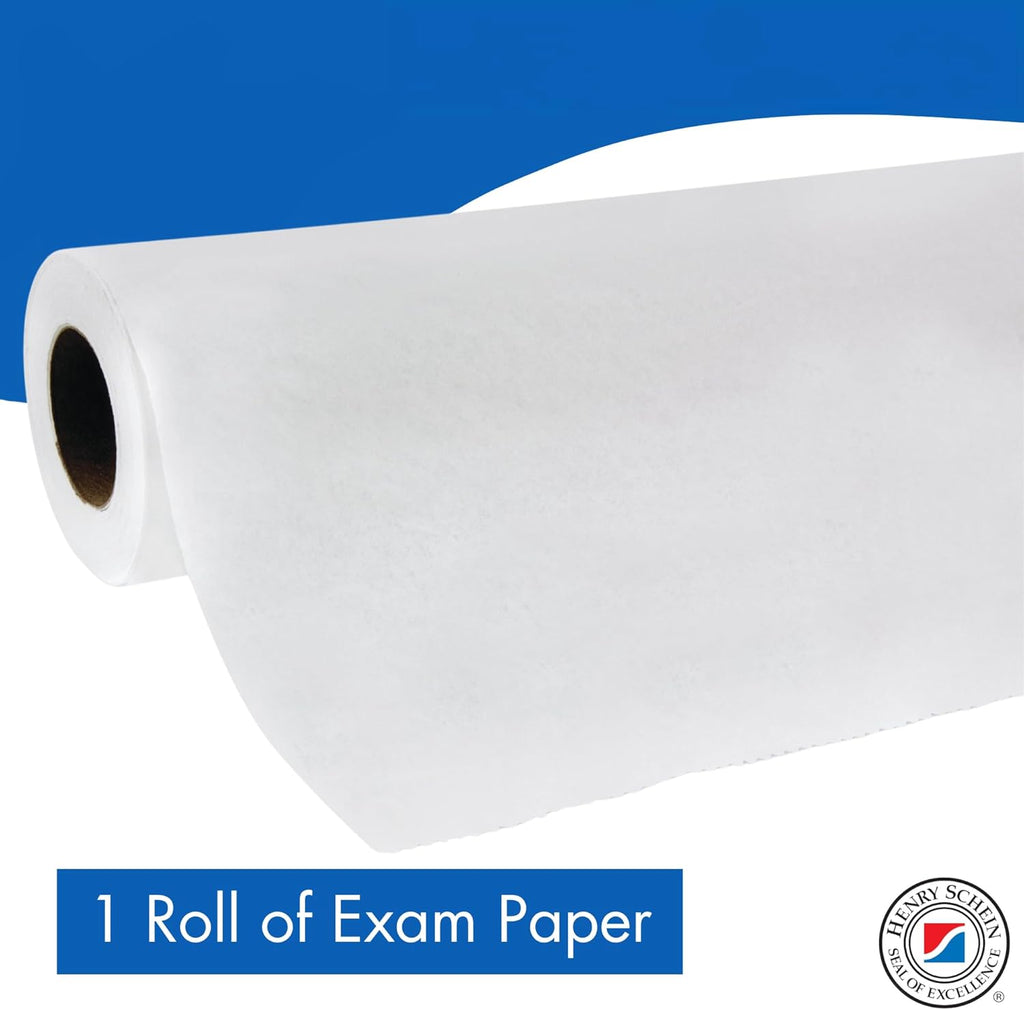 Smooth Exam Table Paper, 21" x 225 Ft, Standard, 1 Roll | Latex Free, Disposable, Suitable for Medical, Dental