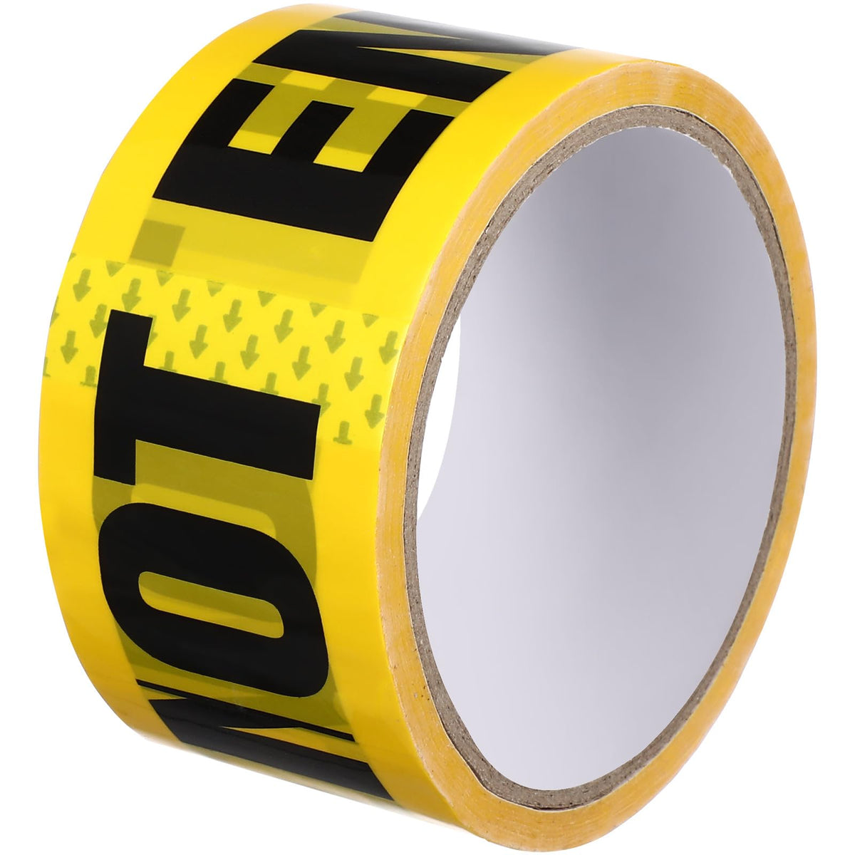 PVC Warning Tape Do Not Enter Self Adhesive 1 Roll Yellow