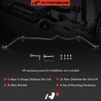 [22mm] Rear Suspension Stabilizer Bar Assembly Sway Bar Kit