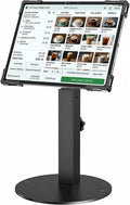 Secure Desk Tablet Kiosk Stand for 10"-14" iPad Pro Air and Samsung Tablets | Heavy-Duty Steel Anti-Theft Countertop