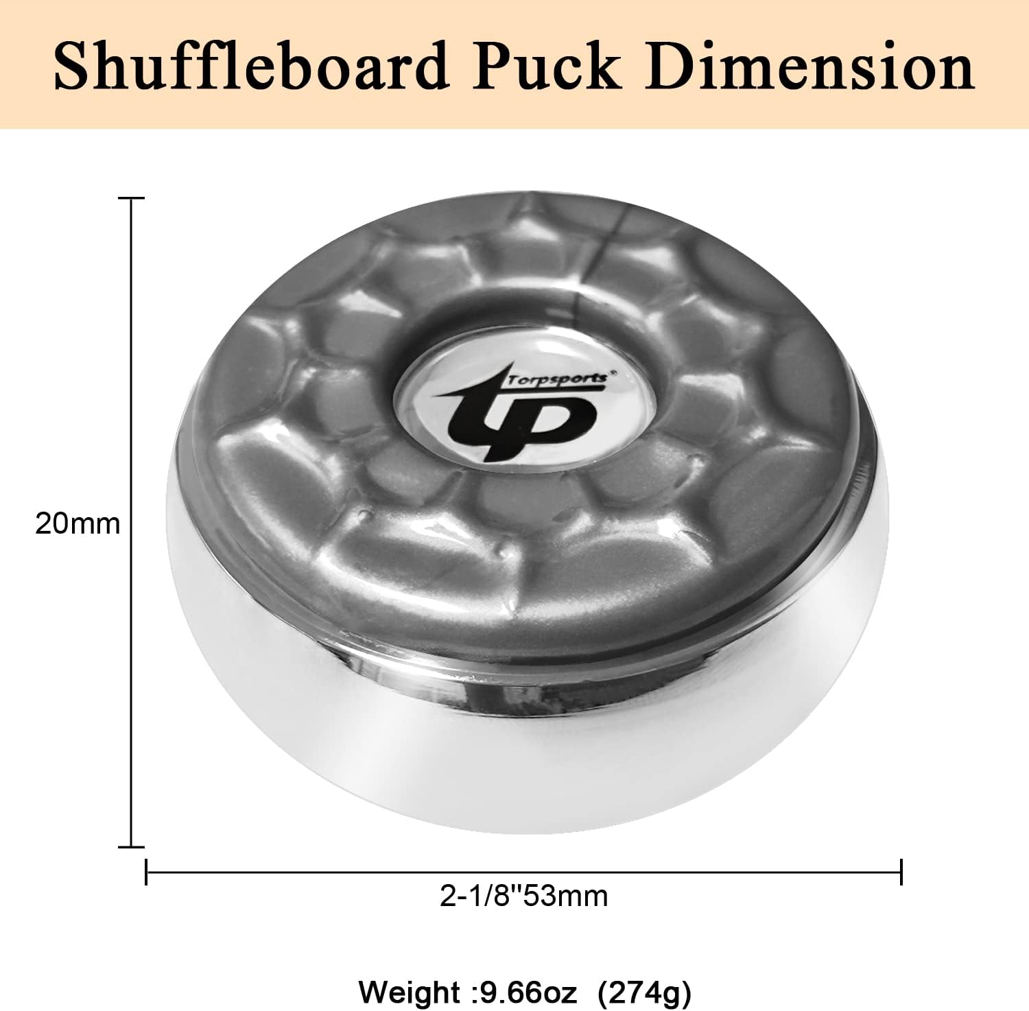 Shuffleboard Pucks,(Dia.53mm 2-1/8'') Mini Shuffleboard Pucks Set, Shuffleboard Pucks Equipment for Family Fun Home Game