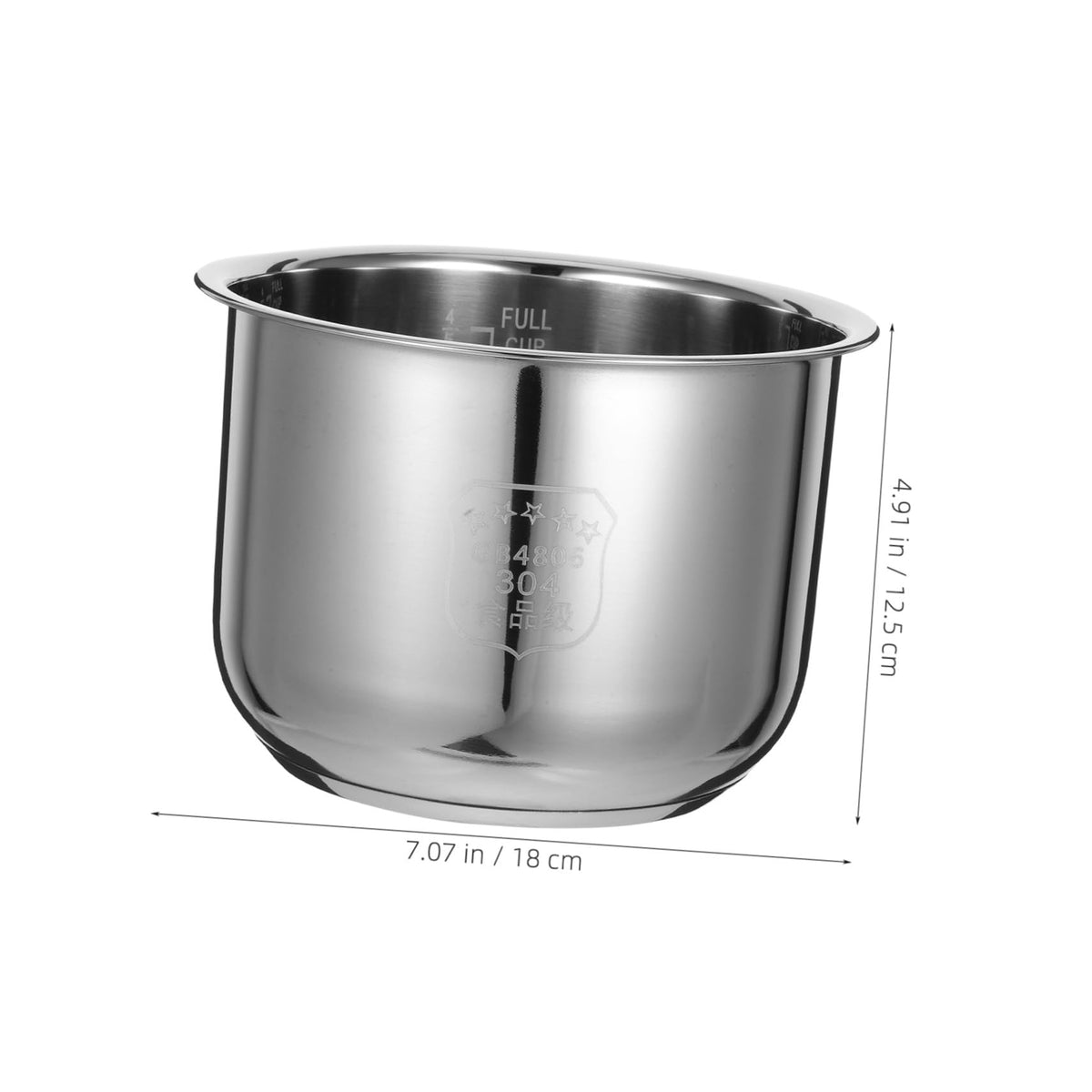 Stainless Steel Inner Pot 2.5l for Electric Rice Cooker Replacement